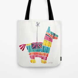 Mexican Donkey Piñata – CMYK Palette Tote Bag