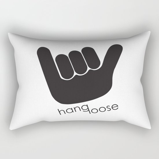 Hang Loose Rectangular Pillow
