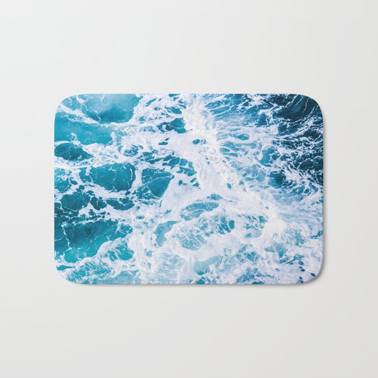 Perfect Ocean Sea Waves Bath Mat