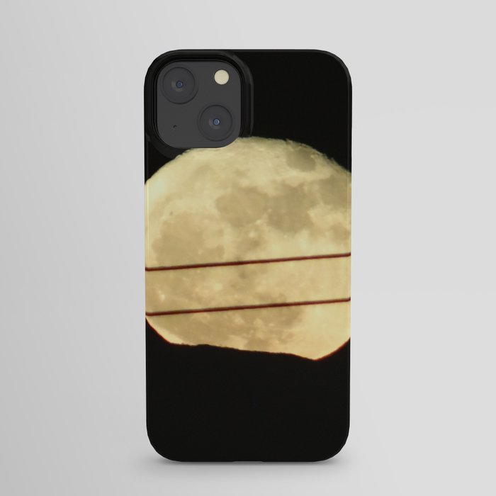 Super Moon Rises behind Mountain iPhone Case