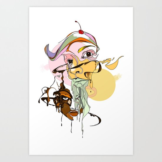 Melt Art Print