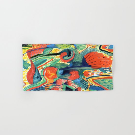 Wild Flowers Hand & Bath Towel