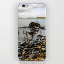 Autumn water iPhone Skin