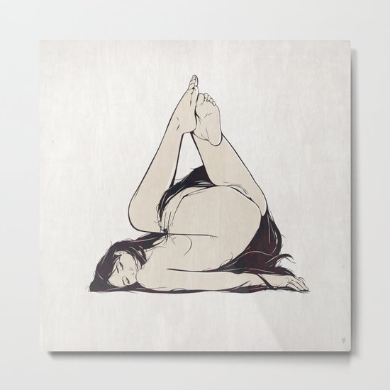 My Simple Figures: The Triangle Metal Print