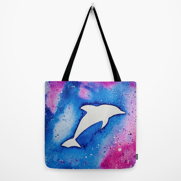 Dolphin Stained Glass Art Purse Tote Bag Handbag For Women PANLTO0105 -  Bestiewisdom
