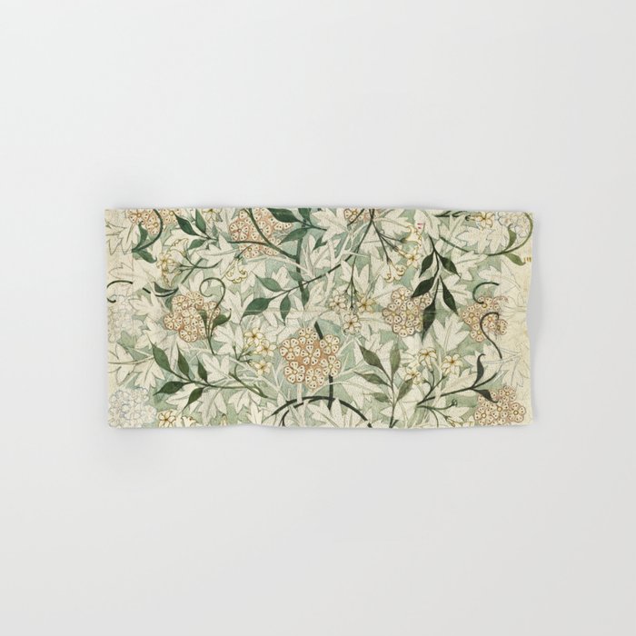 Green patterned hand towels deals