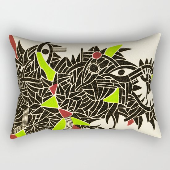 - dynamic rats - Rectangular Pillow
