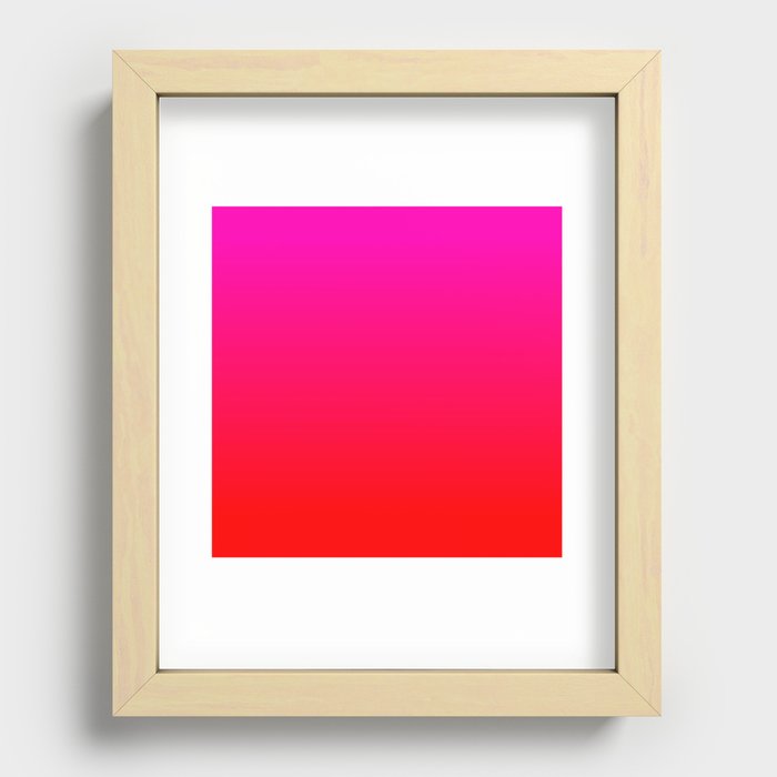 Love Ombre Recessed Framed Print