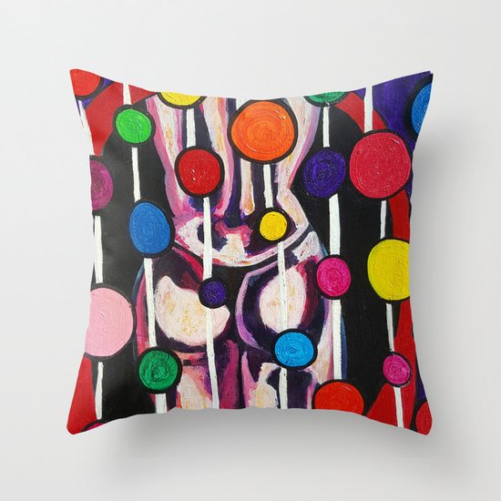 Through the Veil Throw Pillow