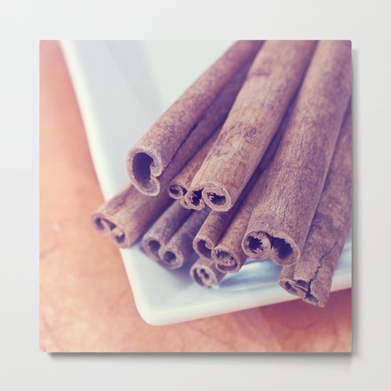 CINNAMON STICKS Metal Print