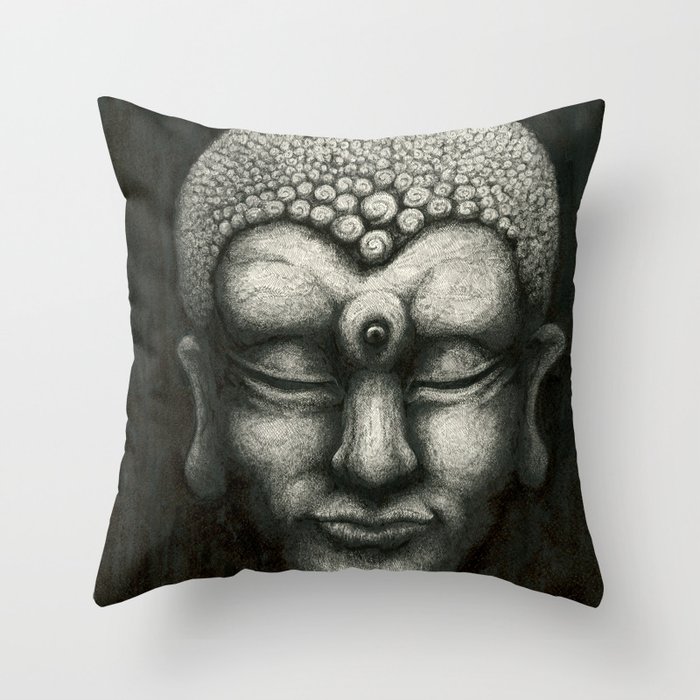 The Buddha Throw Pillow