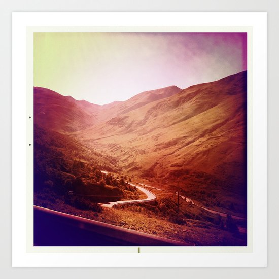 Mountains Art Print