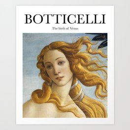 Botticelli - The birth of Venus Art Print