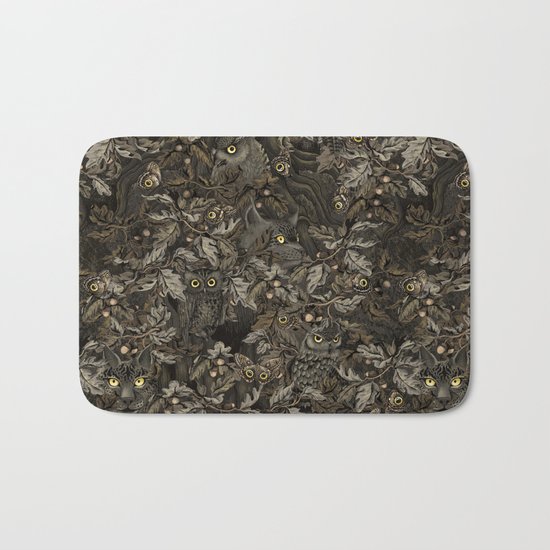Fit In (autumn night colors) Bath Mat