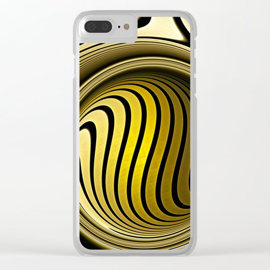 Turning into gold Clear iPhone Case