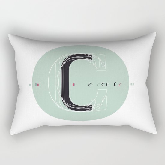 C c Rectangular Pillow
