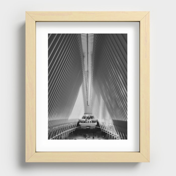 Shopping in New York Recessed Framed Print