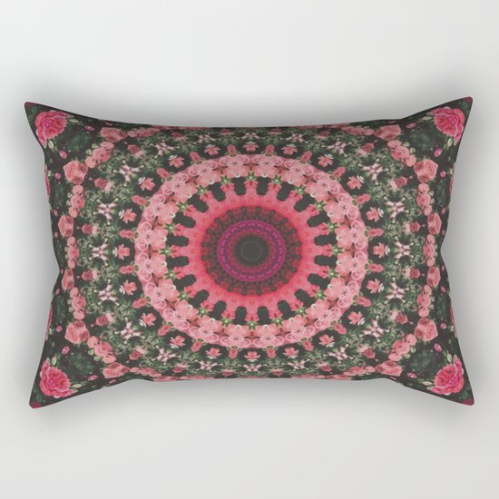 Spiritual Rhythm Mandala Rectangular Pillow