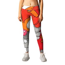 Great forest scout Leggings | Peace, Childish, Kids, Funny, Cute, Gopher, Scout, Worldbuilding, Illustrator, Sketch 