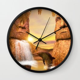 Dolphin Wall Clock