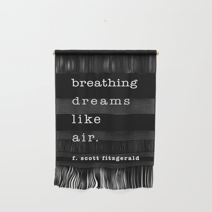 breathing dreams like air Wall Hanging