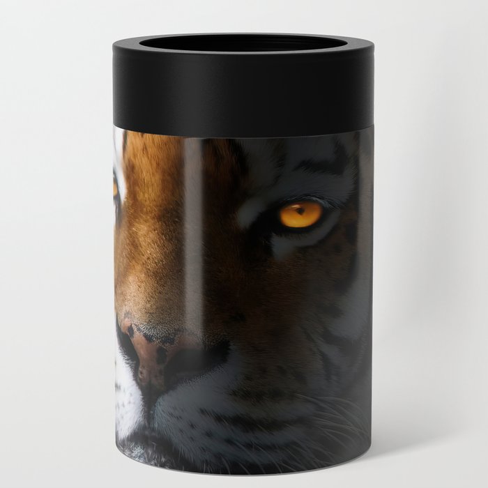 Tiger Portrait Can Cooler
