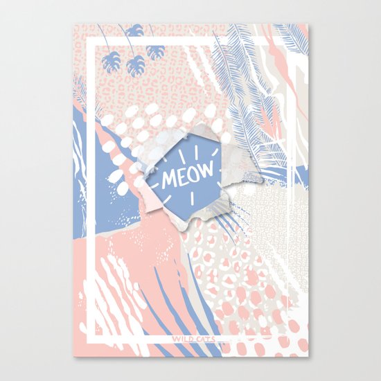 meow (wild cats) Canvas Print