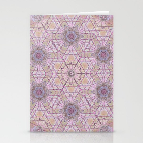 Pink Mandala Stationery Cards