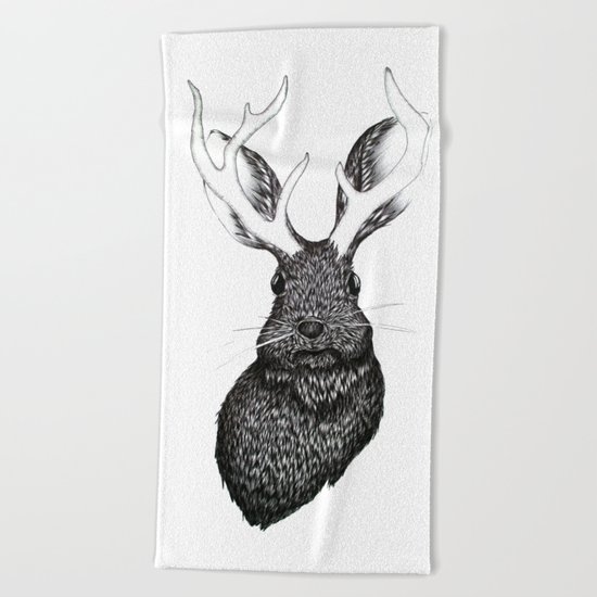 The Jackalope Beach Towel