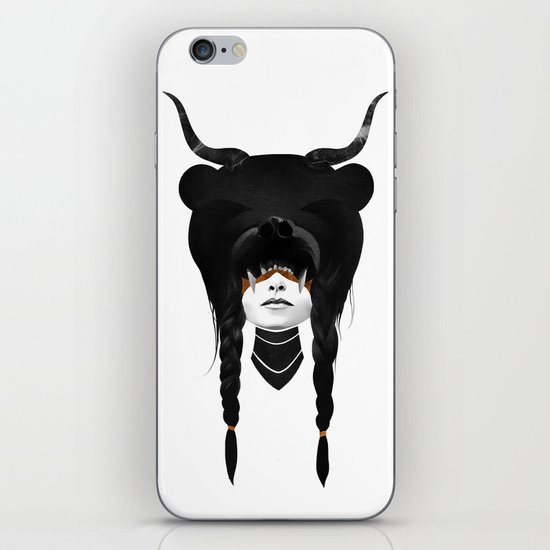 Bear Warrior iPhone & iPod Skin