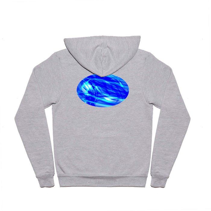 Vector glowing water background made of blue sea lines. Hoody