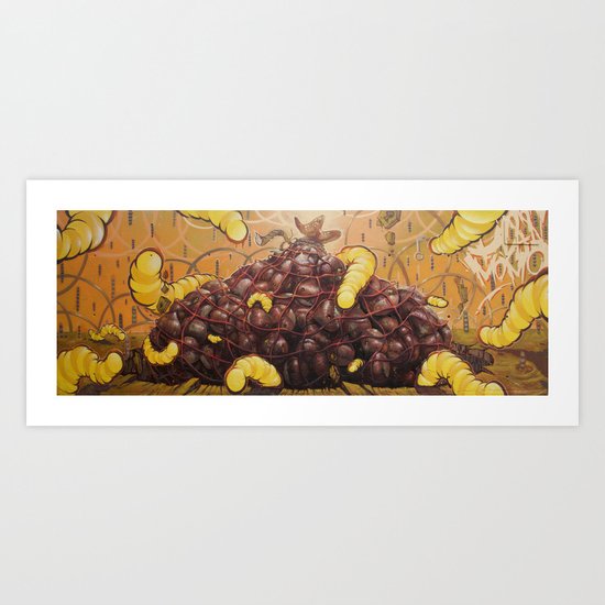 Roten chestnut Art Print