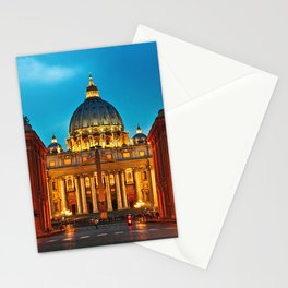 San Peter's Basilica in Rome  Stationery Card