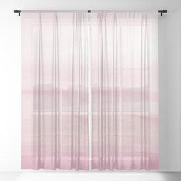 Subtle Pink Layers 03 Sheer Curtain