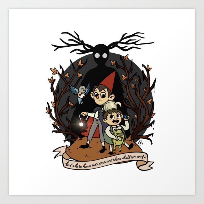 Over The Garden Wall Art Print By Cjoyeberle Society6