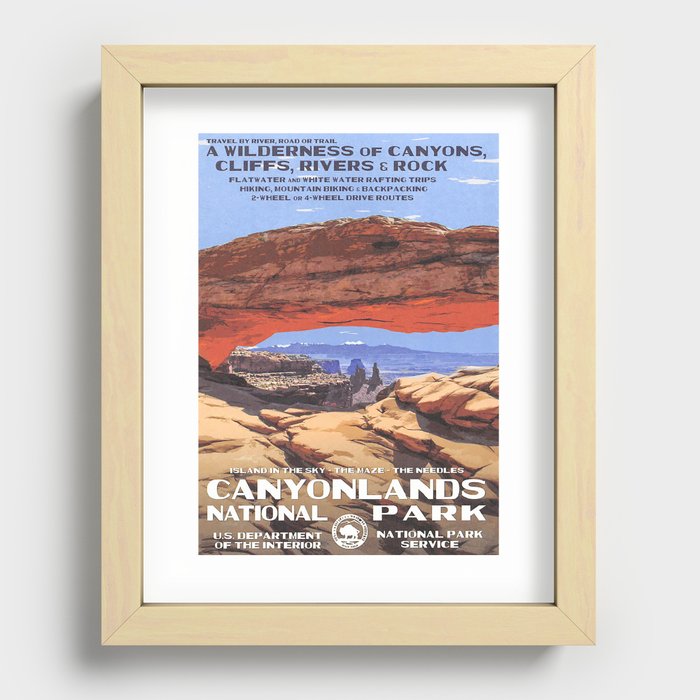 Canyonlands National Park Recessed Framed Print