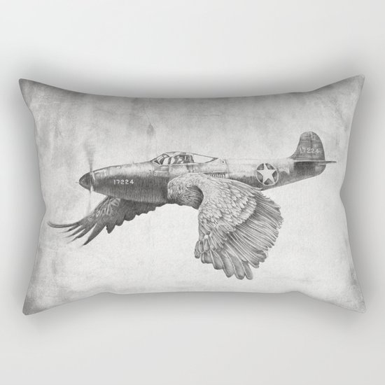 In which it's a bird. It's a plane. Rectangular Pillow