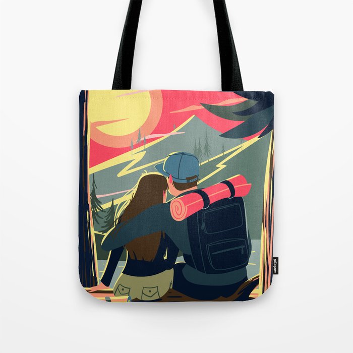 Traveling with loved ones Tote Bag