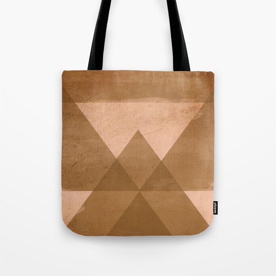 Distressed Triangles Tote Bag