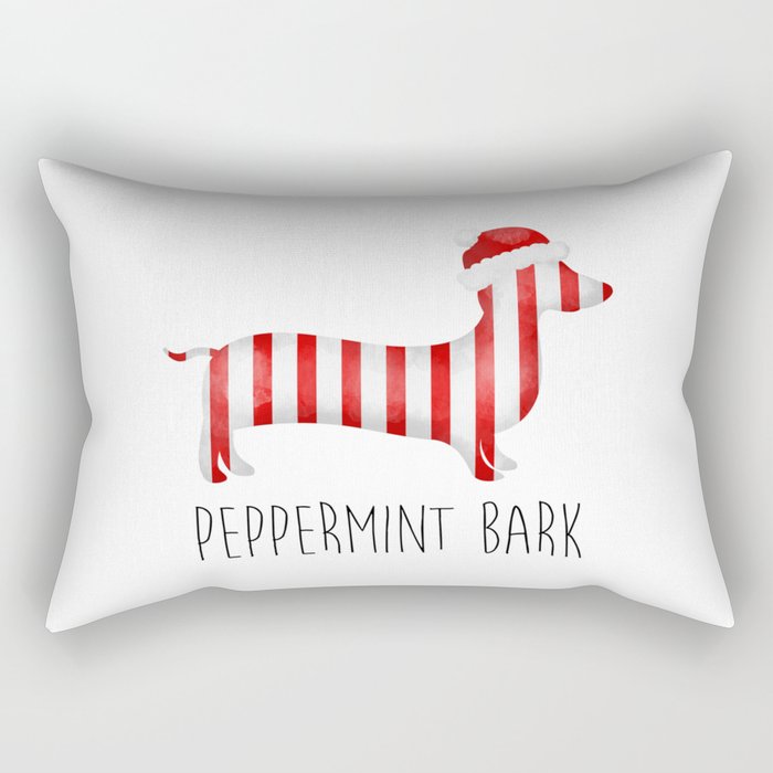 Peppermint Bark Rectangular Pillow