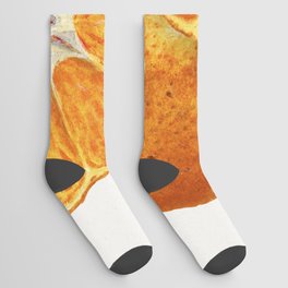 Delicious Orange Tangerine Illustration Socks
