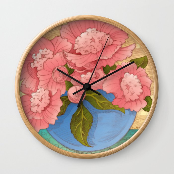 Springtime Wall Clock