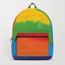 Rainbow Brushstrokes Backpack