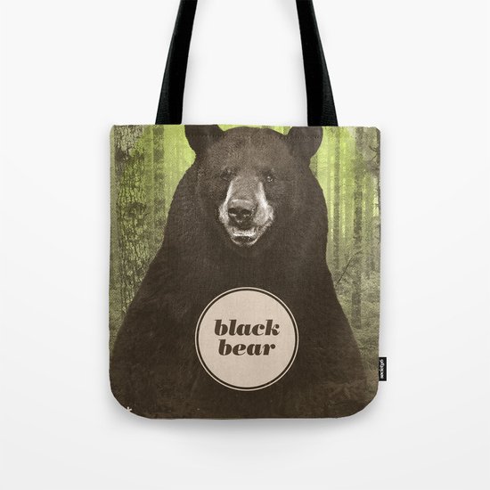Black Bear Tote Bag