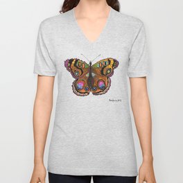 Svadhisthana Butterfly 1 V Neck T Shirt