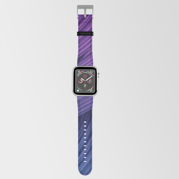 3d layered purple and blue background Apple Watch Band