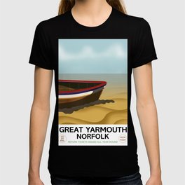 Great Yarmouth Norfolk Vintage travel poster T-shirt