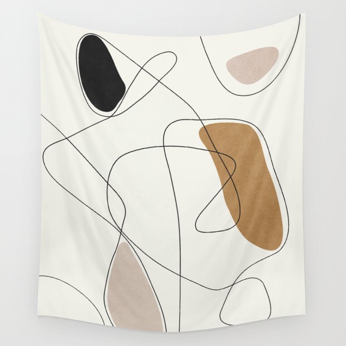 Thin Flow II Wall Tapestry