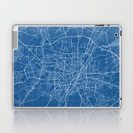 Munich City Map of Bavaria, Germany - Blueprint Laptop Skin