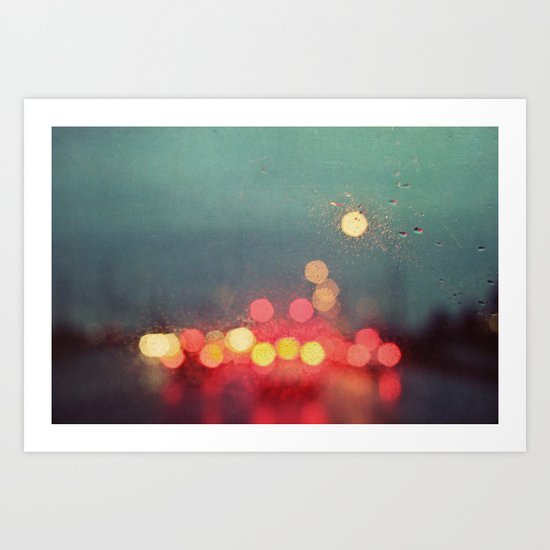here comes the rain Art Print
